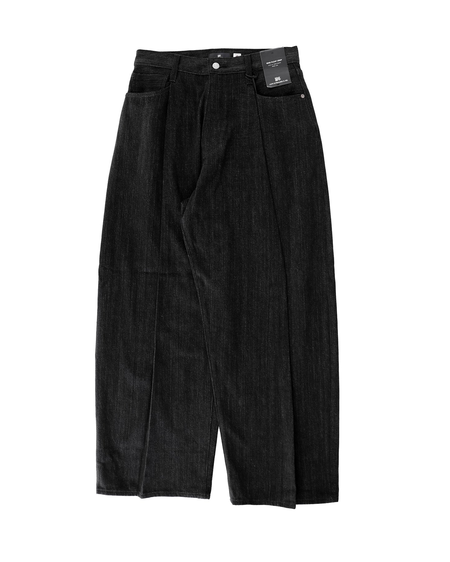 Pleated Crop Trouser Darkstar
