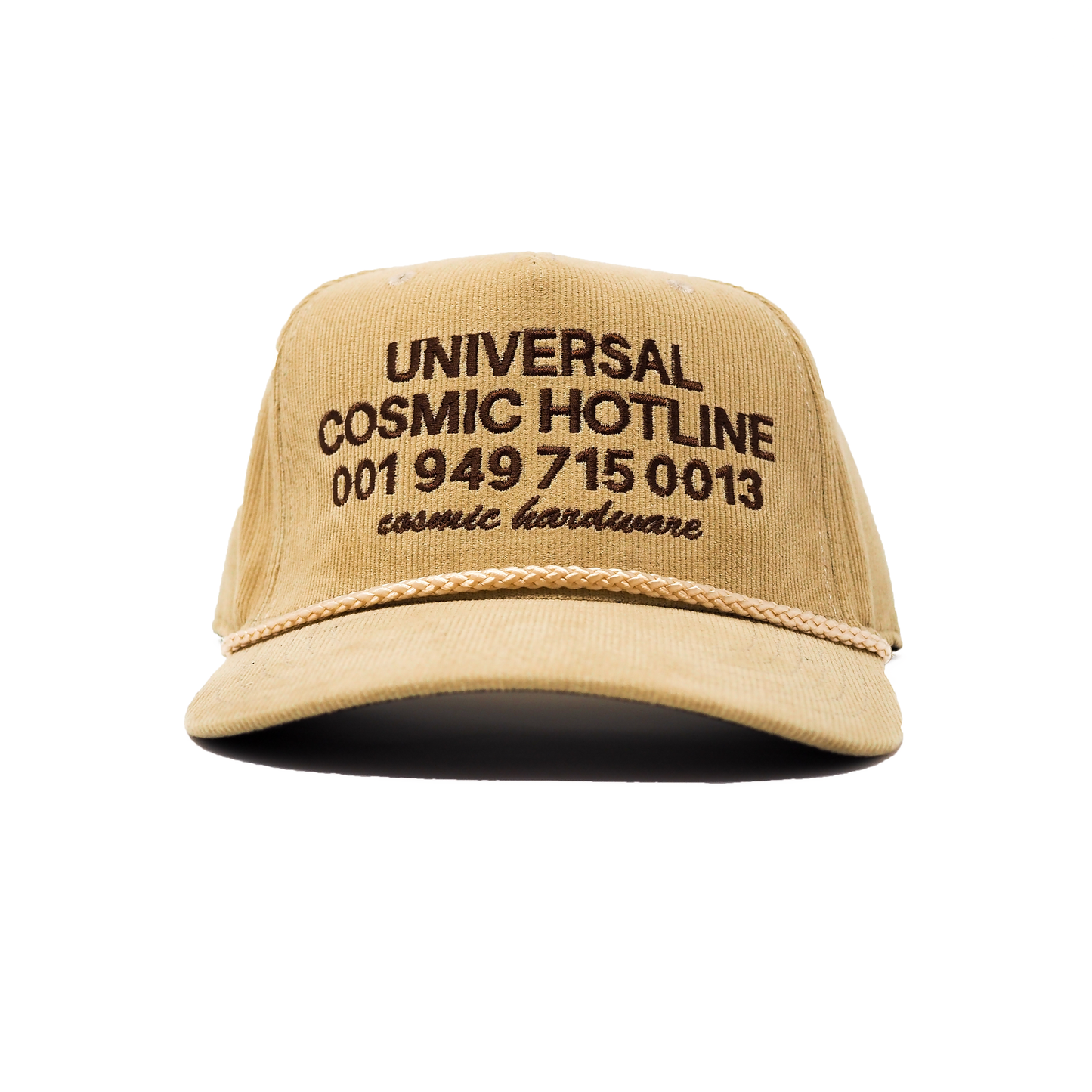 Cosmic Hotline Hat Khaki Corduroy