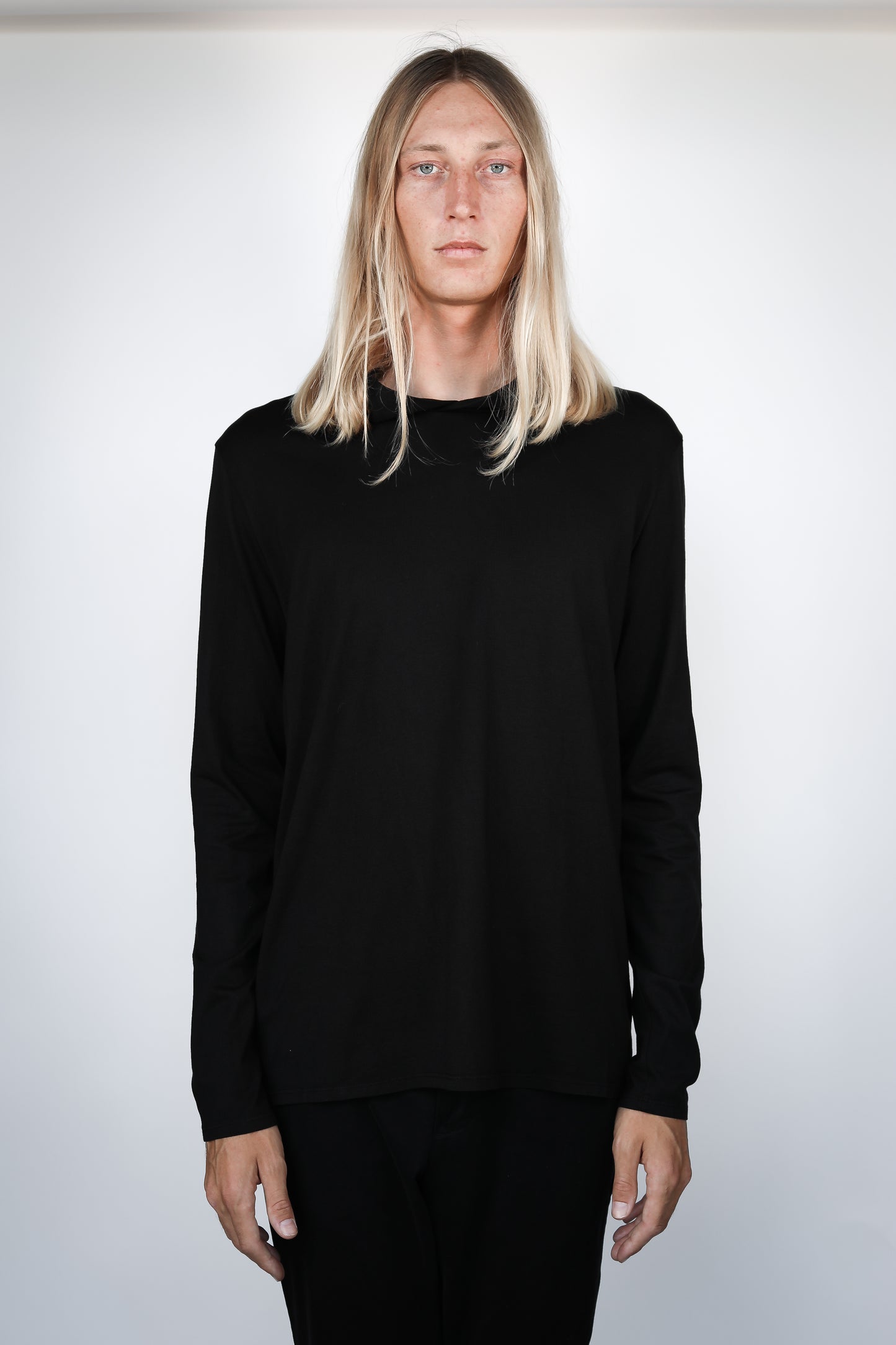 Basis LS Pullover Hoody Black