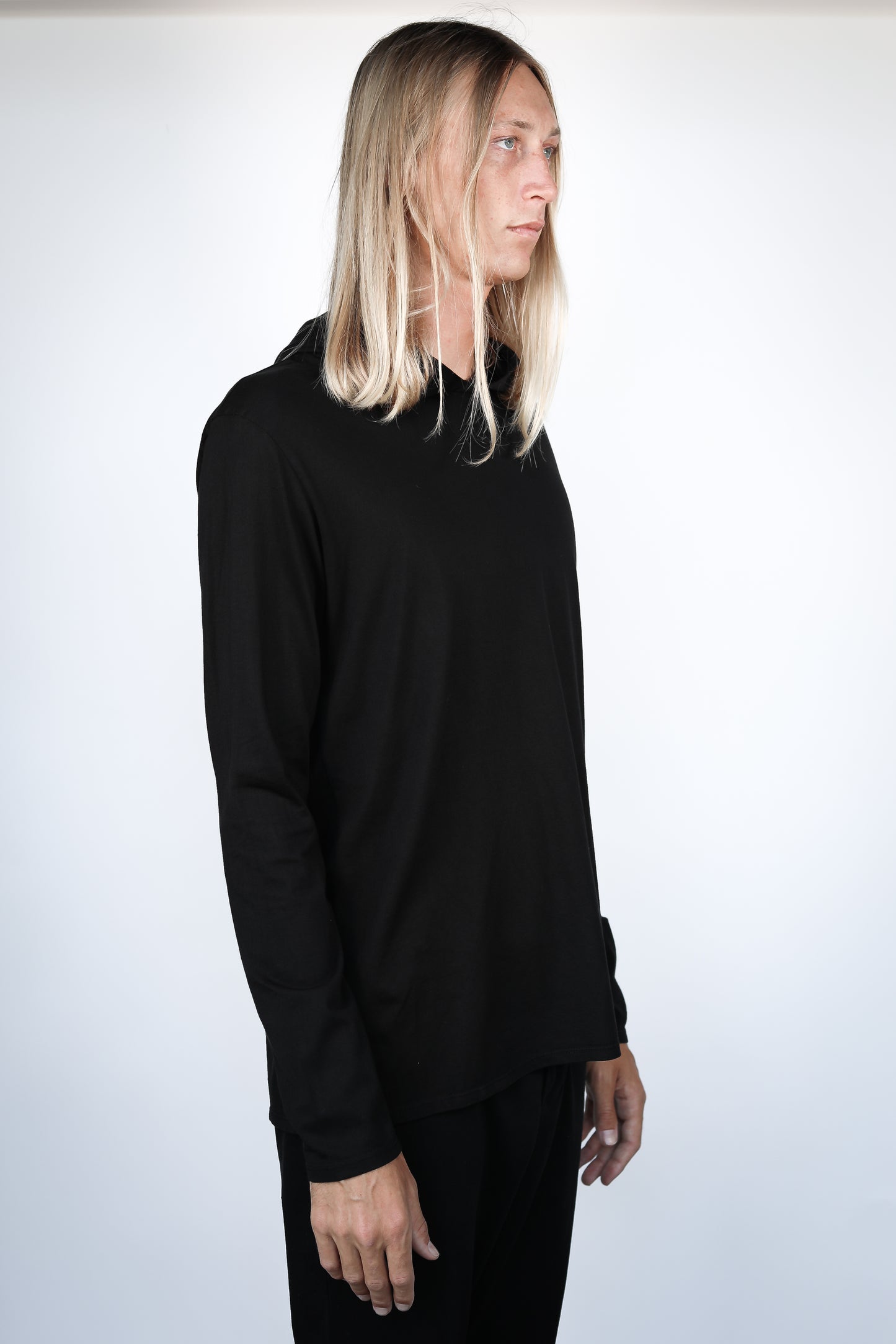 Basis LS Pullover Hoody Black