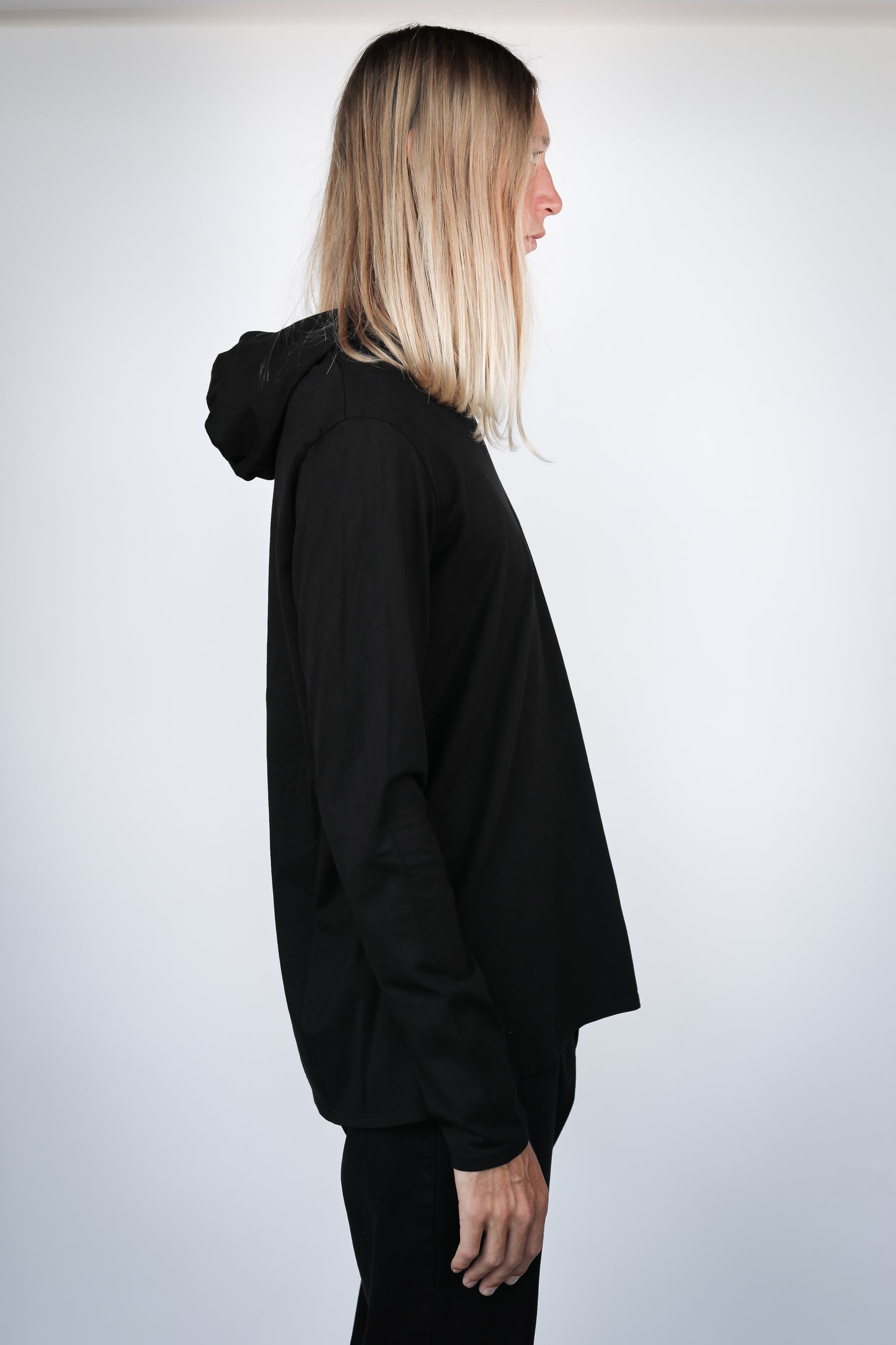 Basis LS Pullover Hoody Black