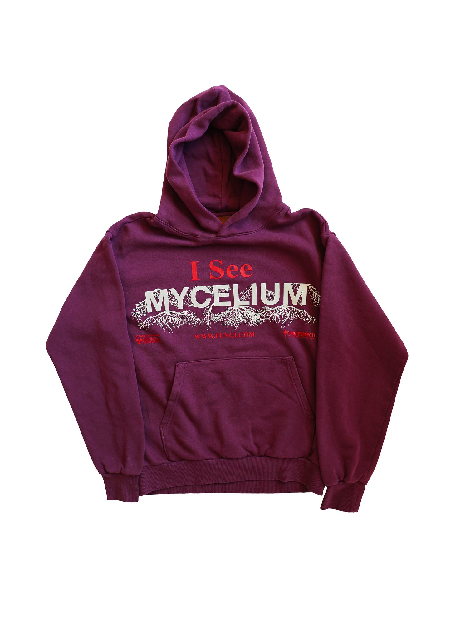 I See Mycelium Hoody Mulberry