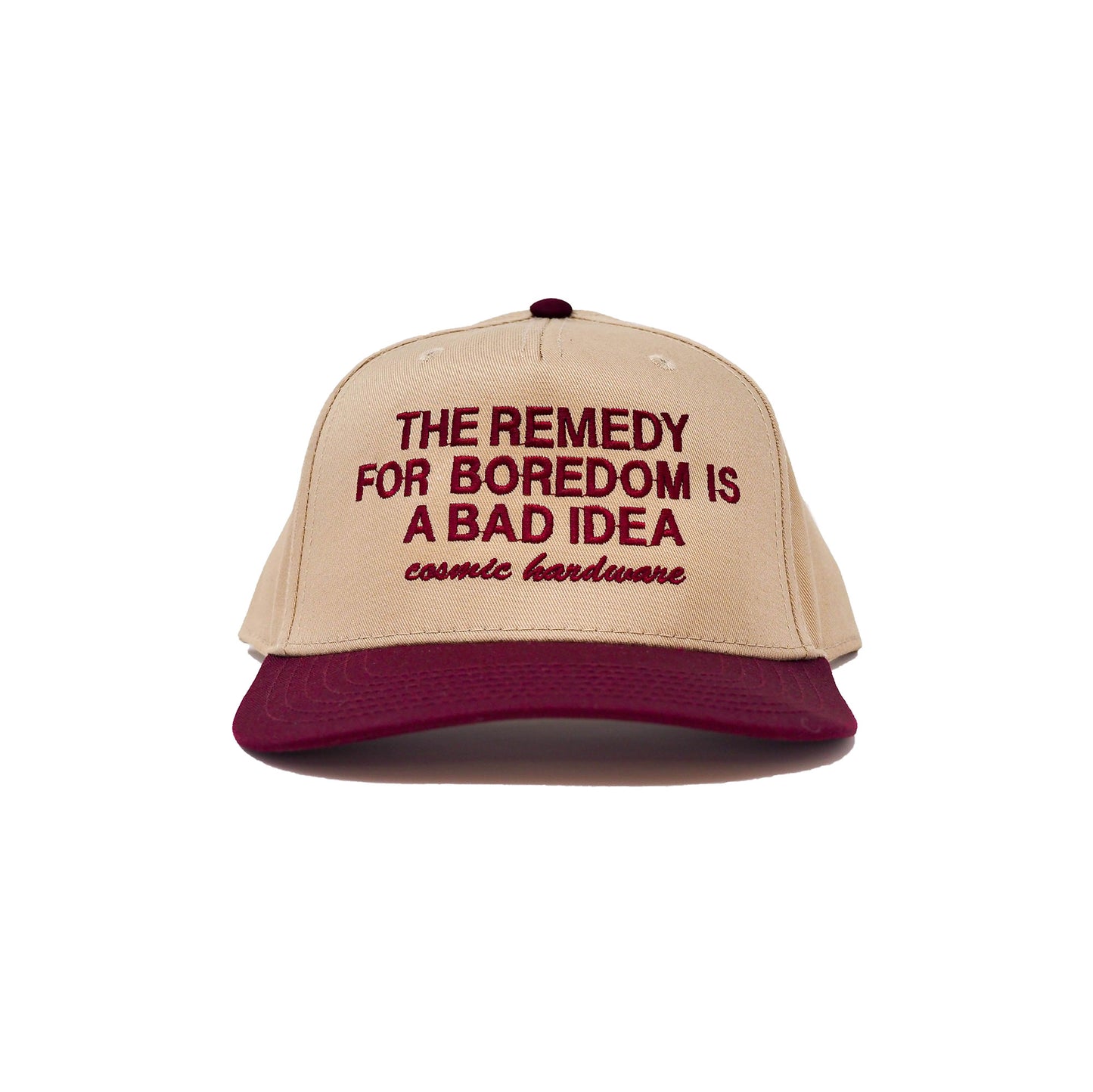 Remedy Hat Khaki Maroon