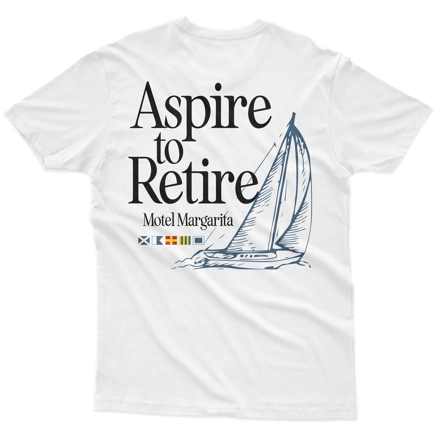 Sail Away Tee White