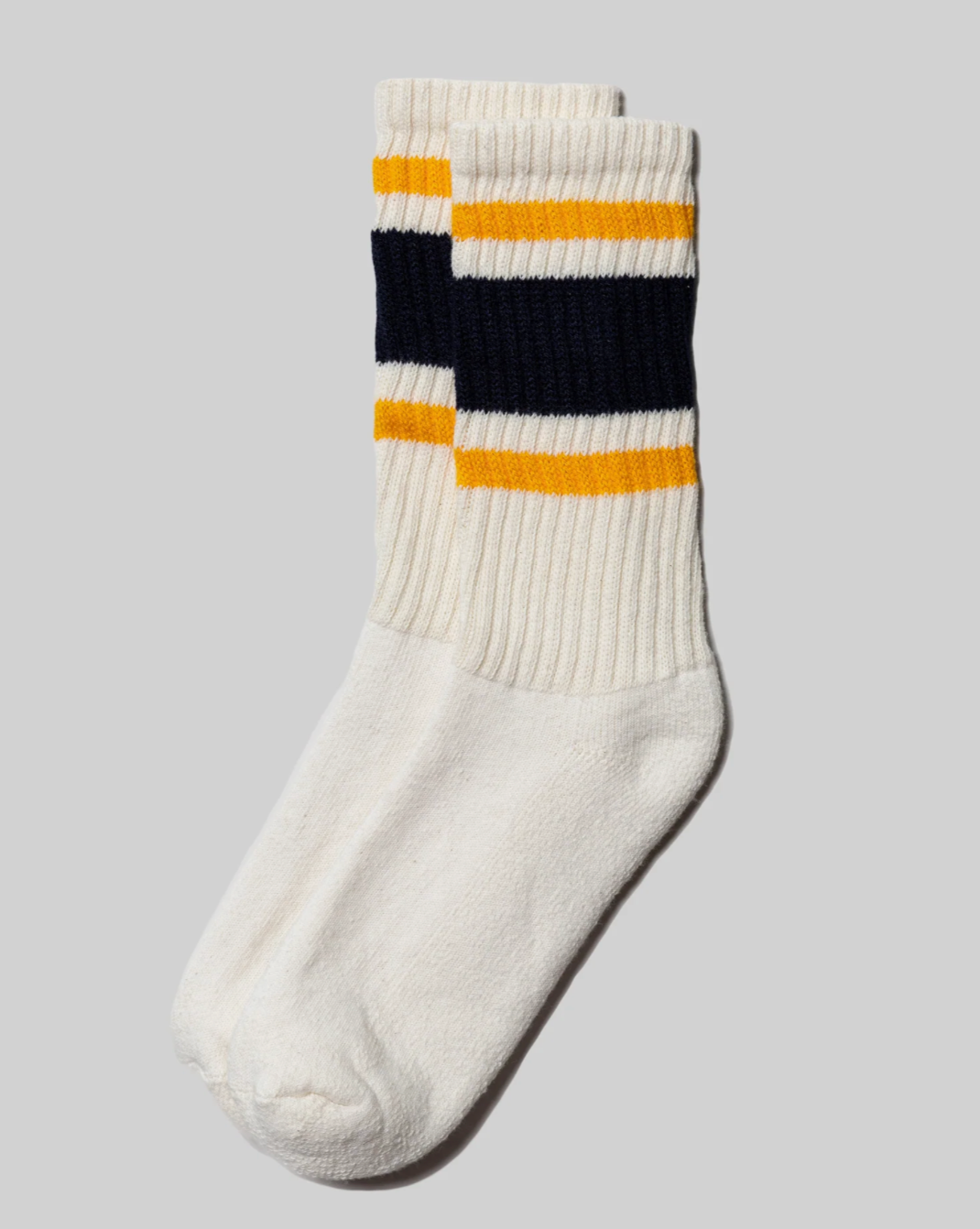 Retro Stripe Sock Navy Gold