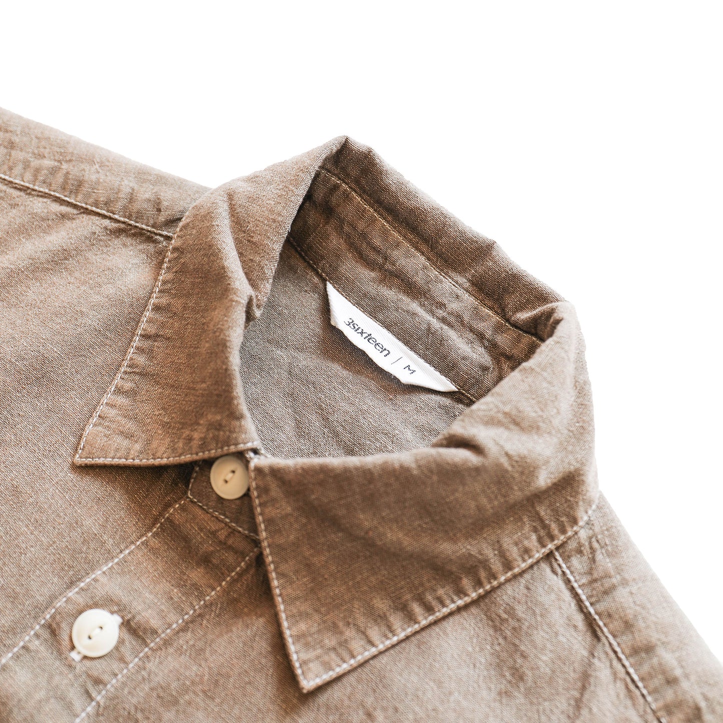 Utility Shirt Brown Chambray