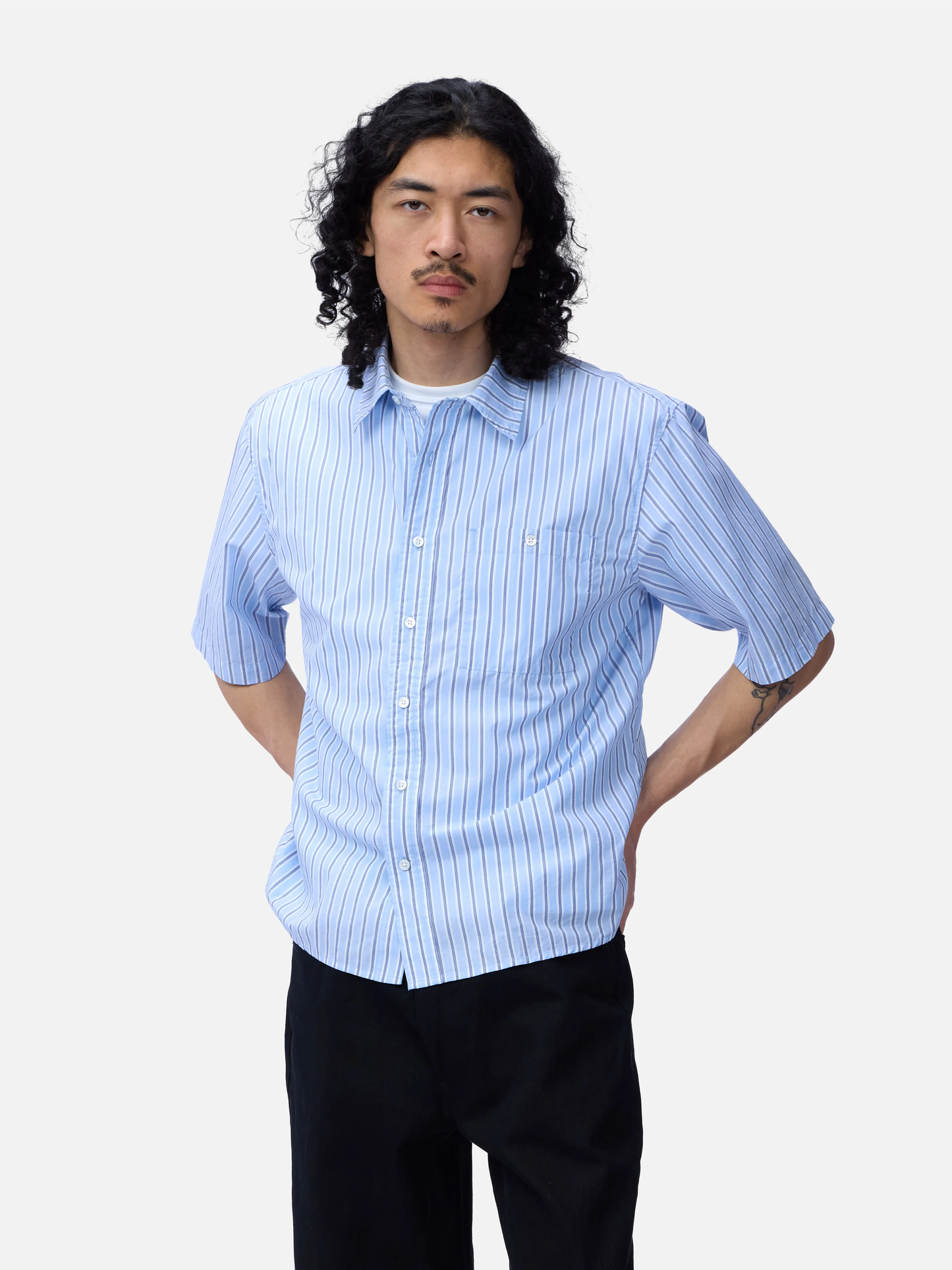 Commuter Shirt Blue Stripe