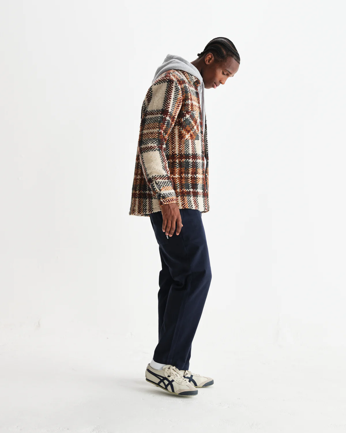 Whiting Overshirt Bobble Ecru Multicolor