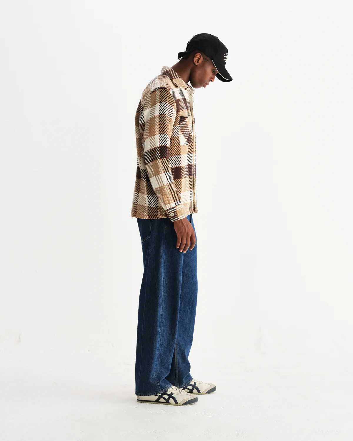Whiting Overshirt Pike Check Natural And Brown
