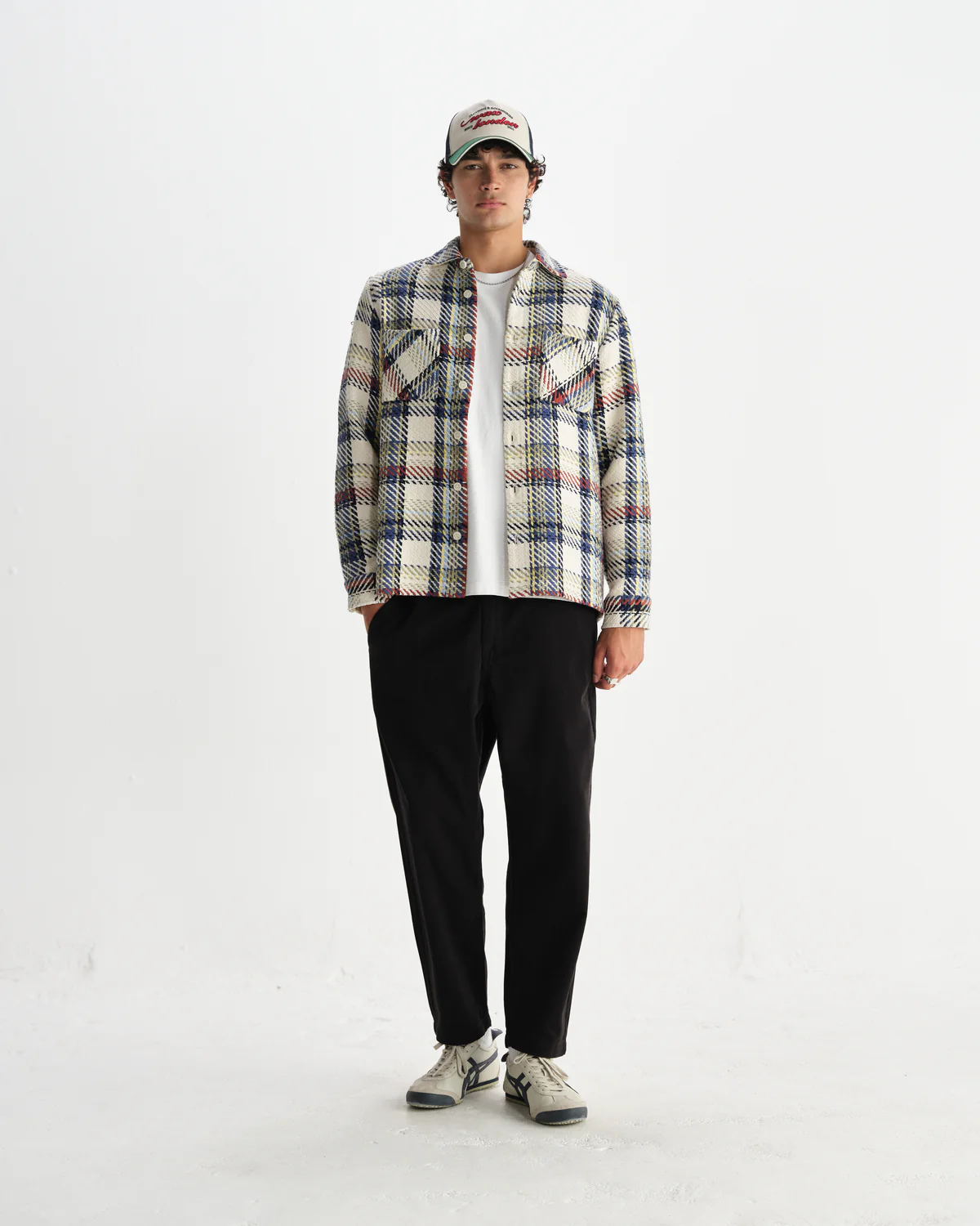 Whiting Overshirt Jazz Weave Ecru