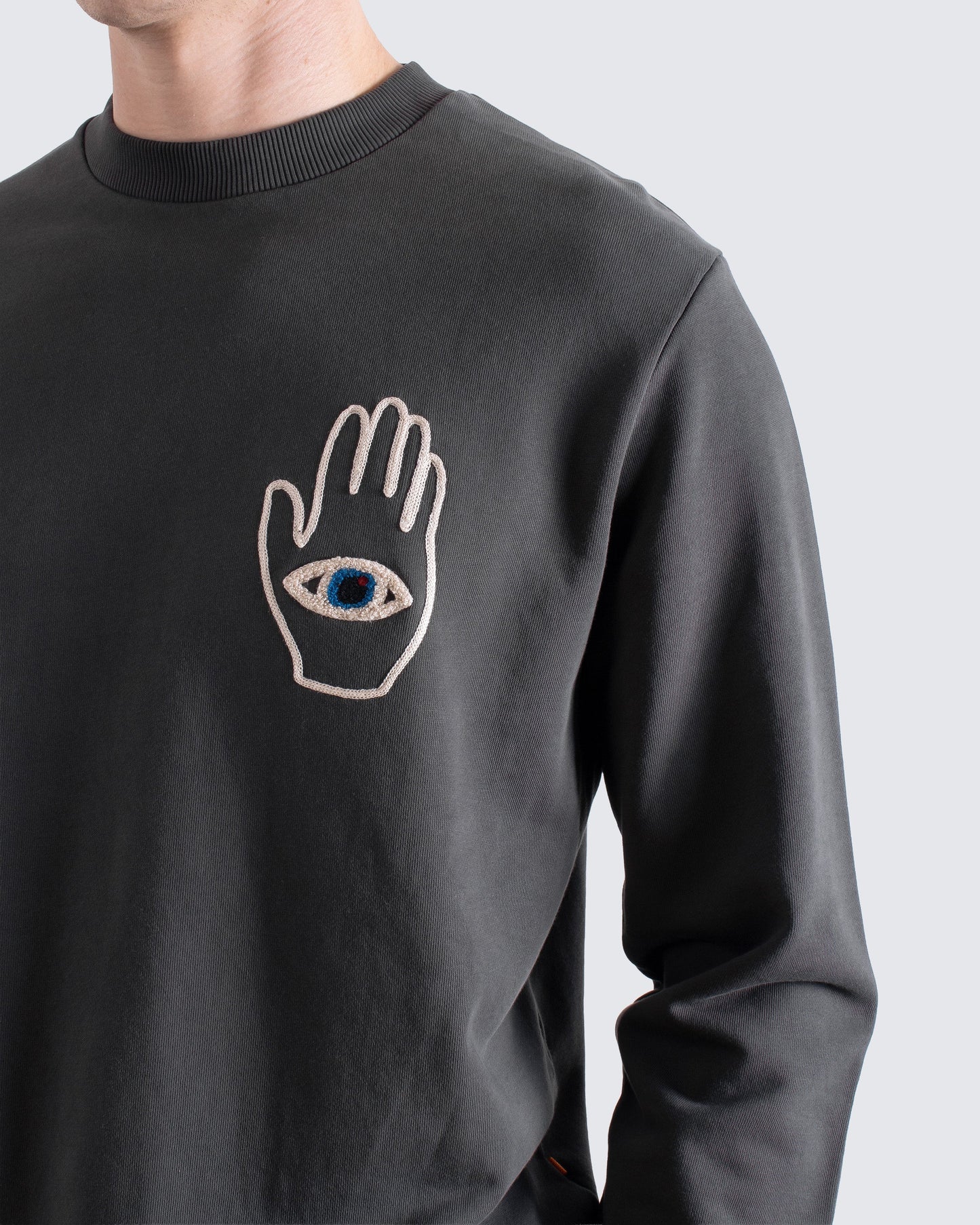 Hand Eye Sweatshirt Grey