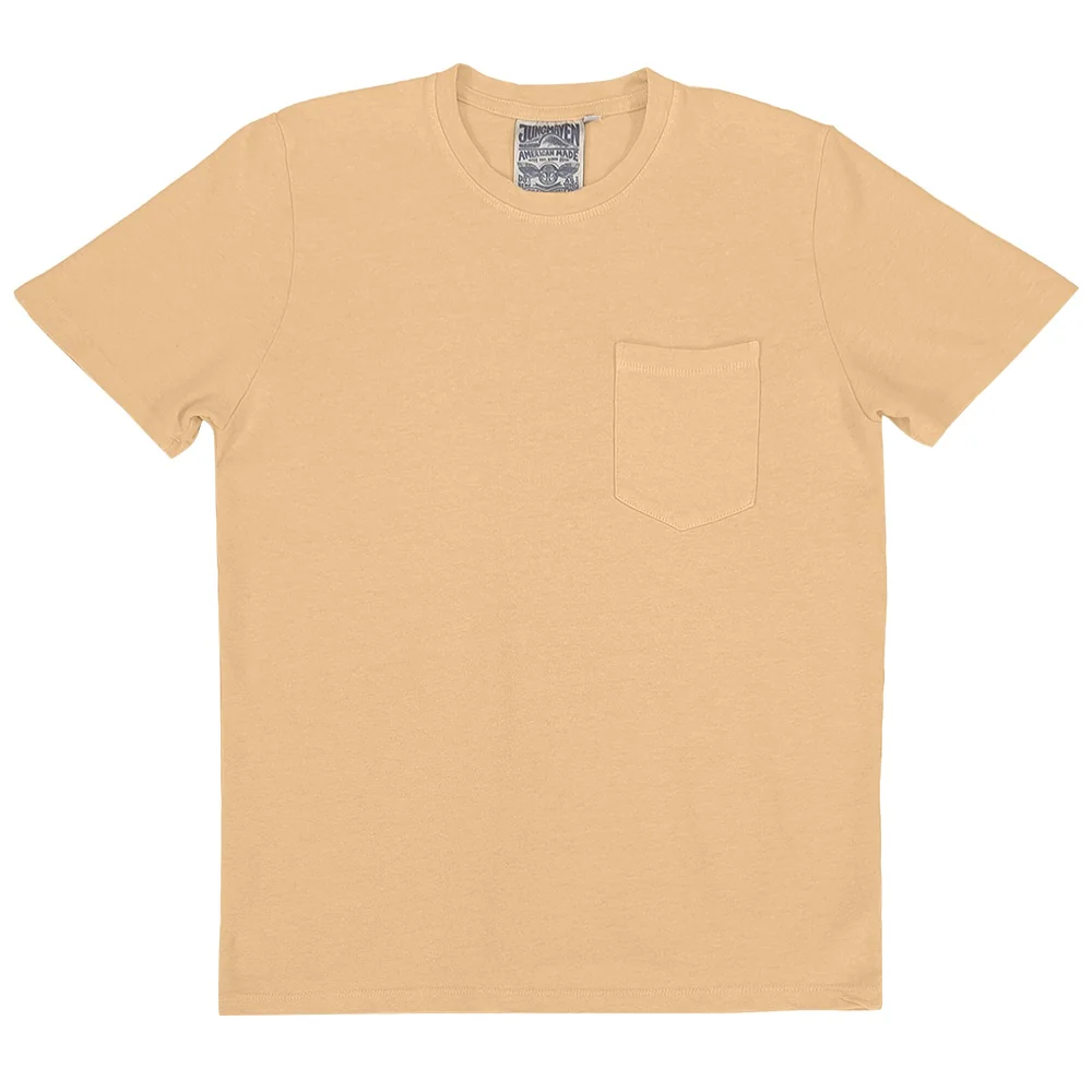 Baja SS Pocket Tee Oat Milk