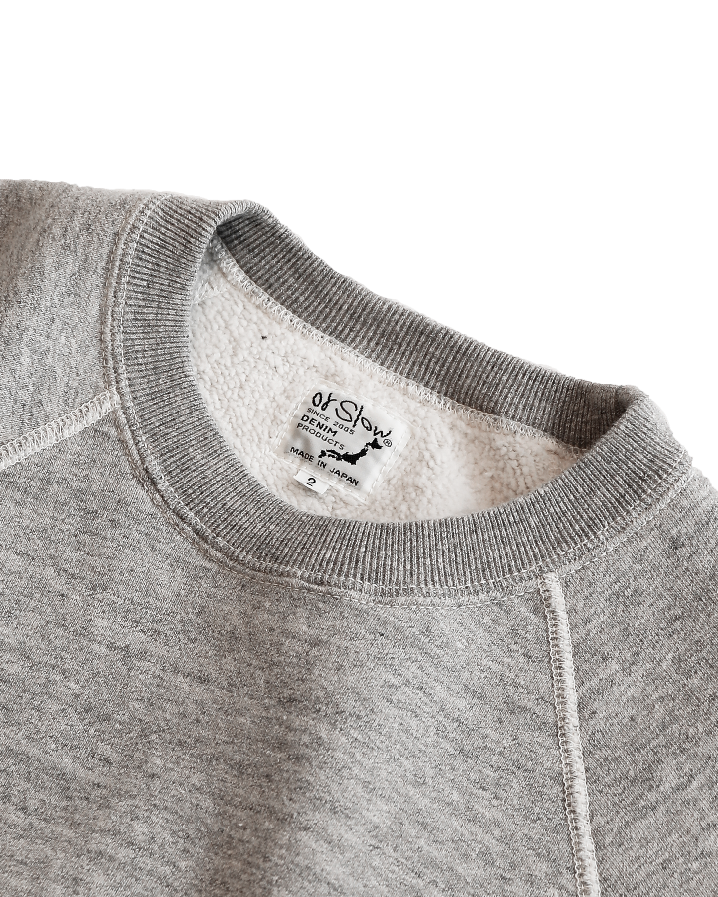 Crewneck Loopwheel Sweatshirt Heather Grey