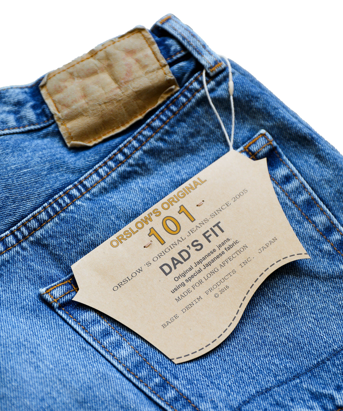 101 Dad's Straight Fit Denim Used Wash
