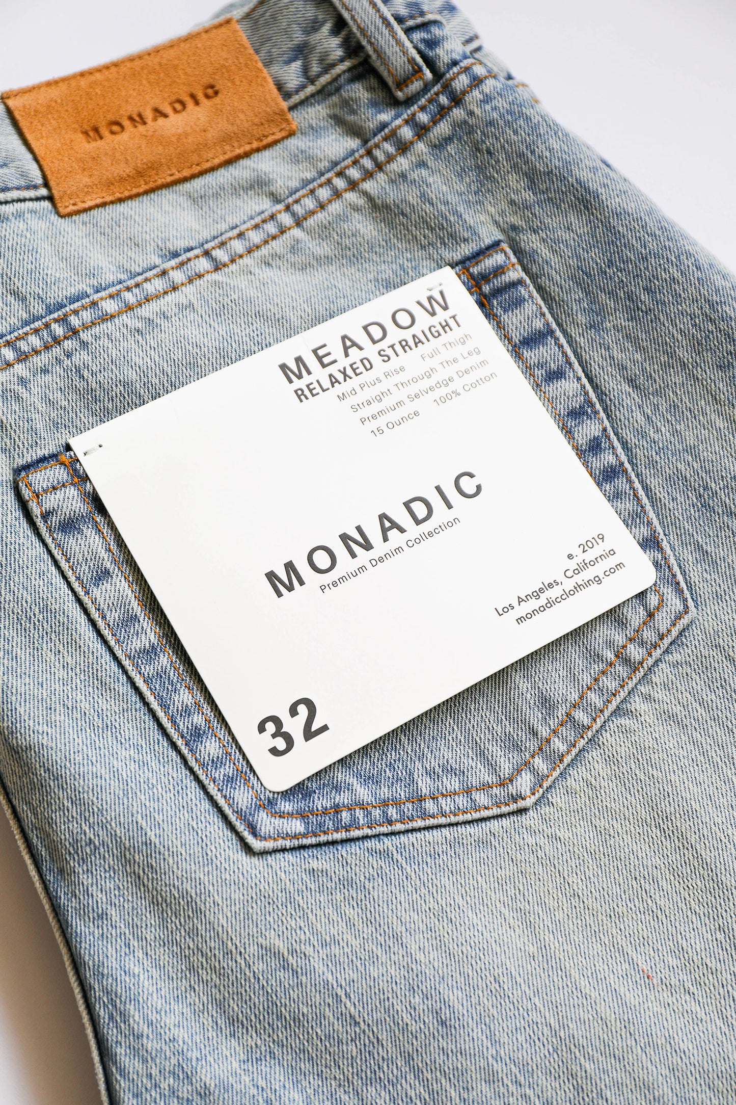 Meadow Relaxed Straight Fit "1993" Wash