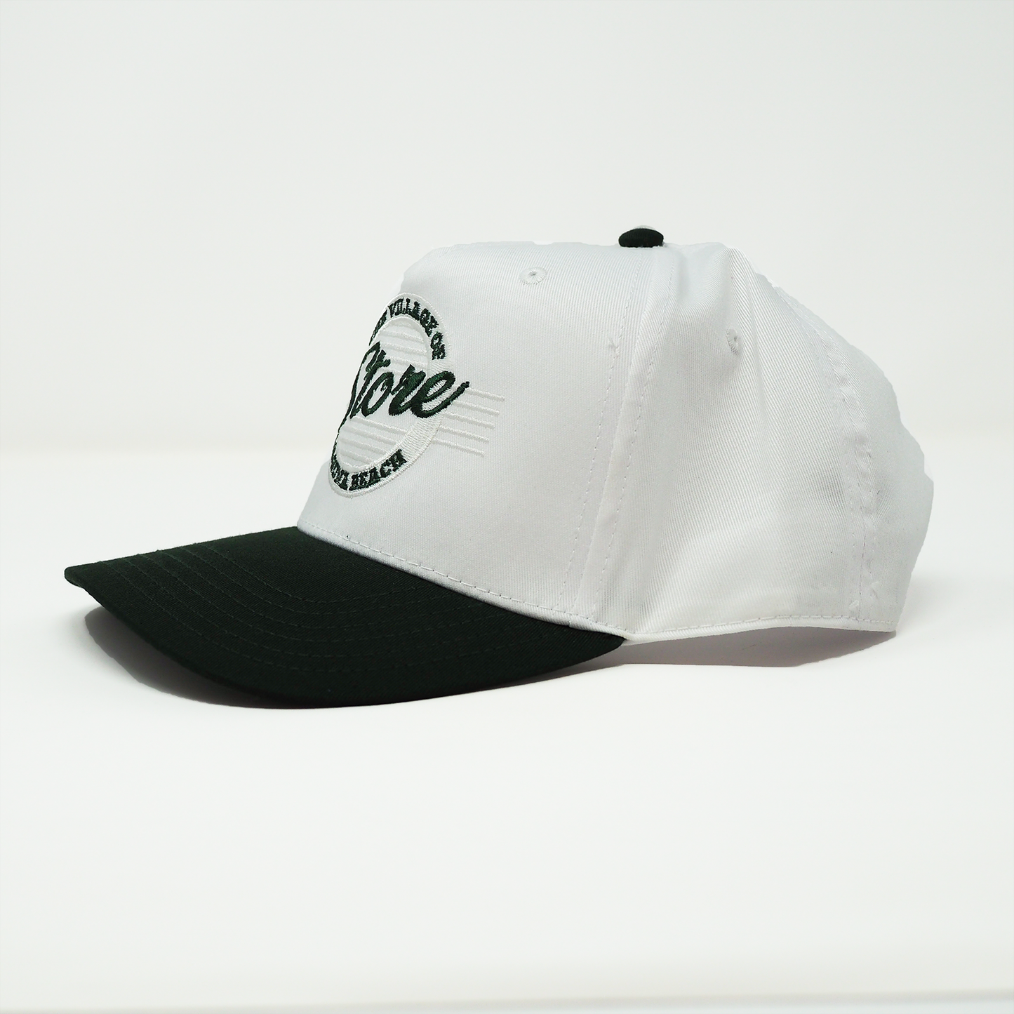 STORE Villager Hat White Green Combo