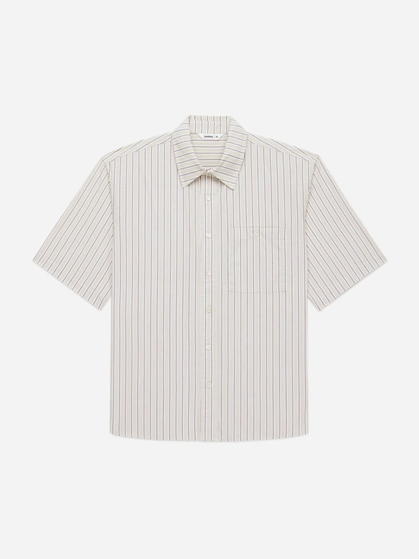 Commuter Shirt Tan Stripe