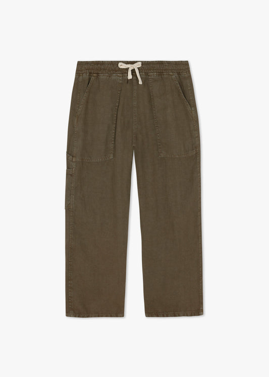 Andersen Pant Olive Linen