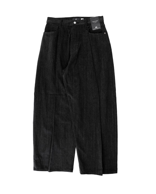 Pleated Crop Trouser Darkstar