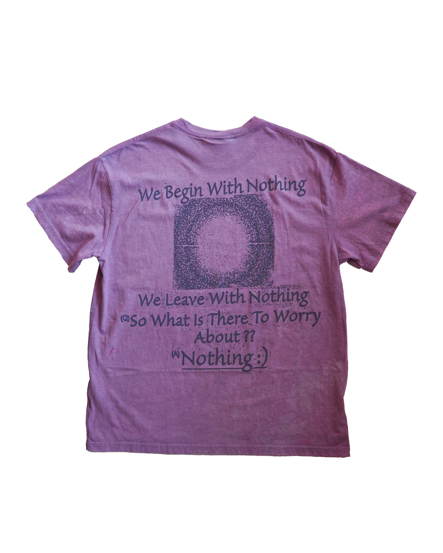 Leave With Nothing Tee Purple
