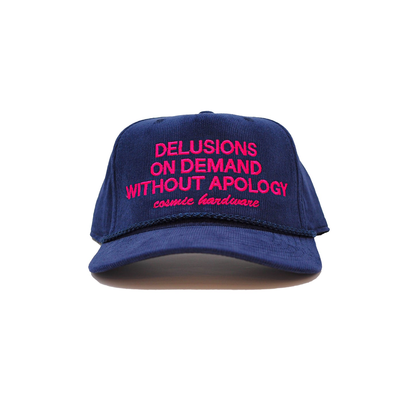 Delusions Hat Navy Corduroy