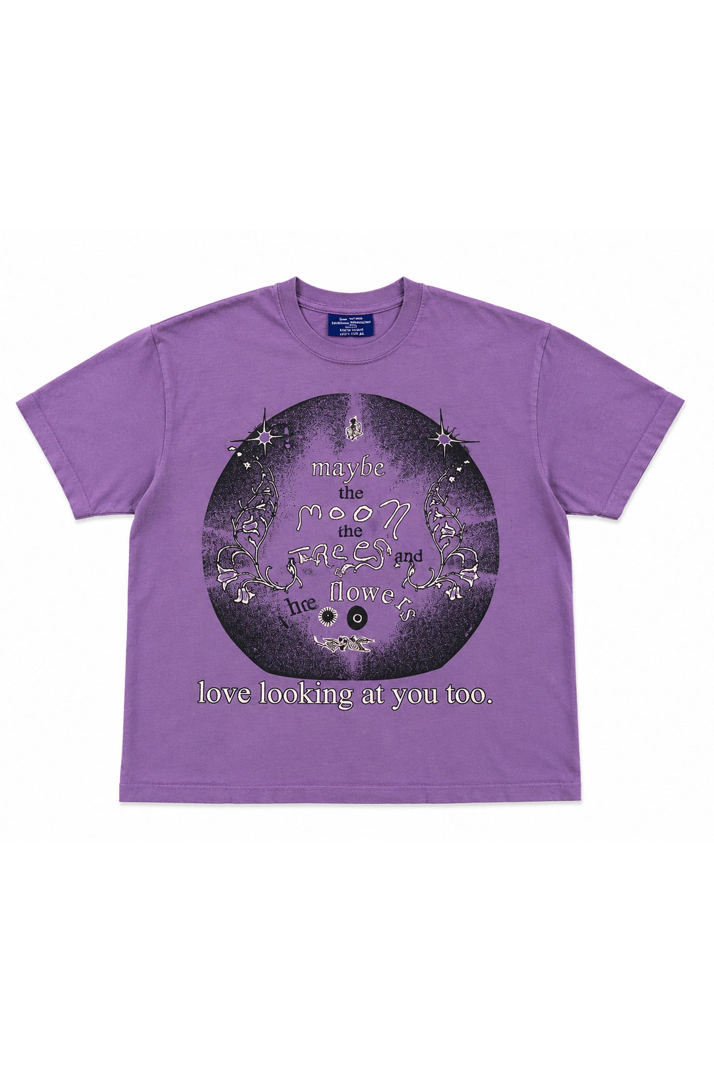 Maybe The Moon SS Tee Dipped Quail