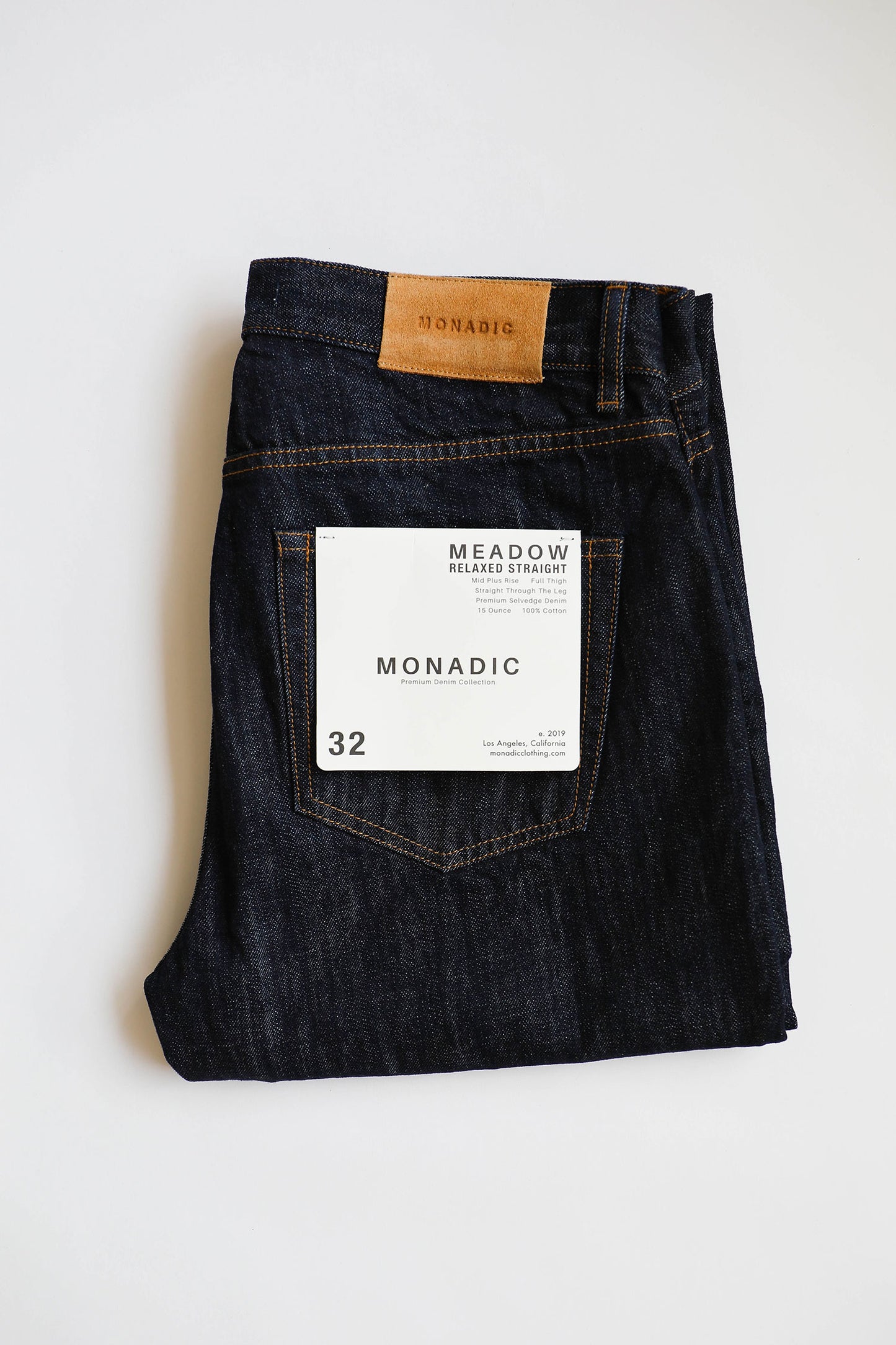 Meadow Relaxed Straight Fit "Single Rinse"