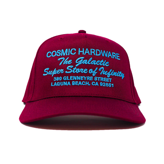 Galactic Super Store Hat Burgundy