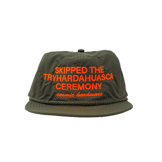 Try Hard Hat Olive Nylon