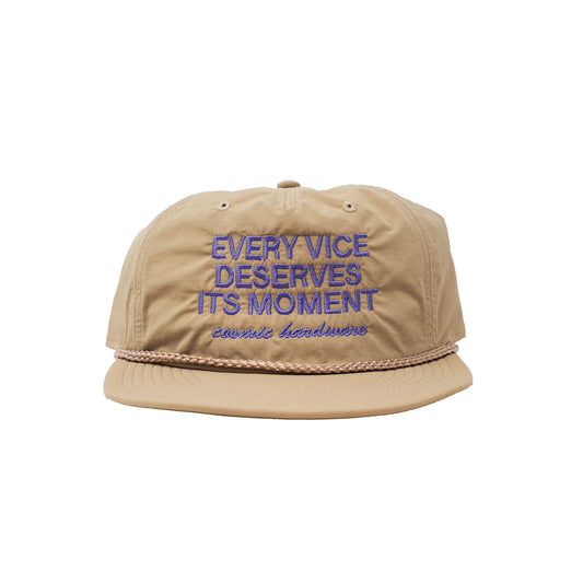 Vices Hat Tan Nylon