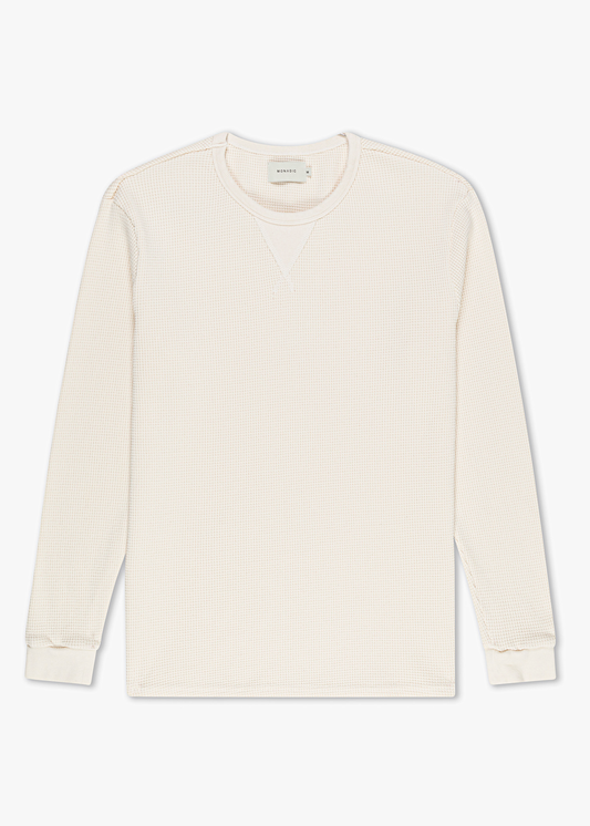 Waffle Knit Thermal Natural