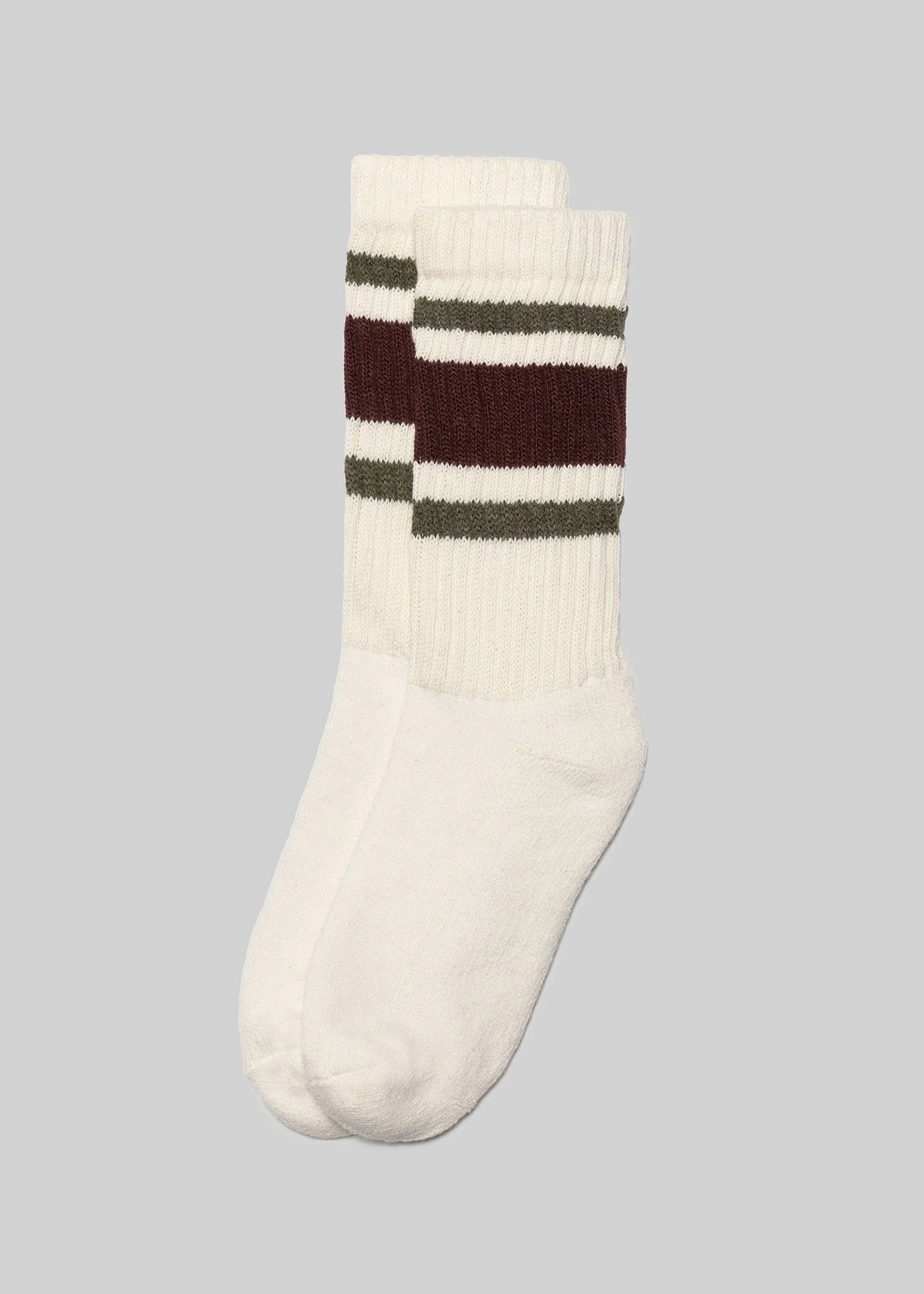 Retro Stripe Sock Chive Berry