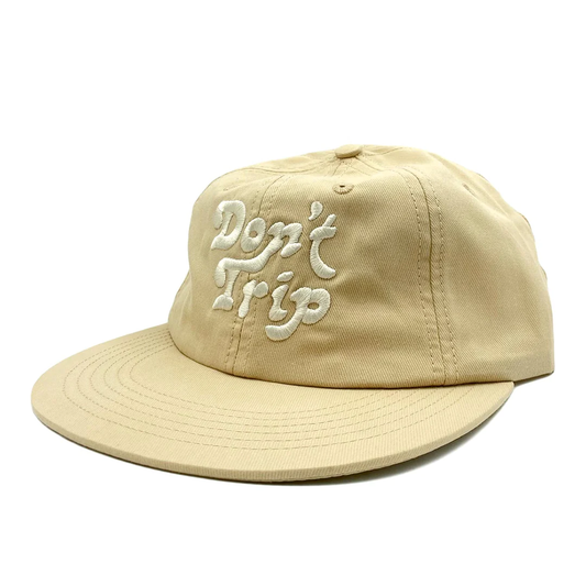 Don't Trip Washed Hat Yellow