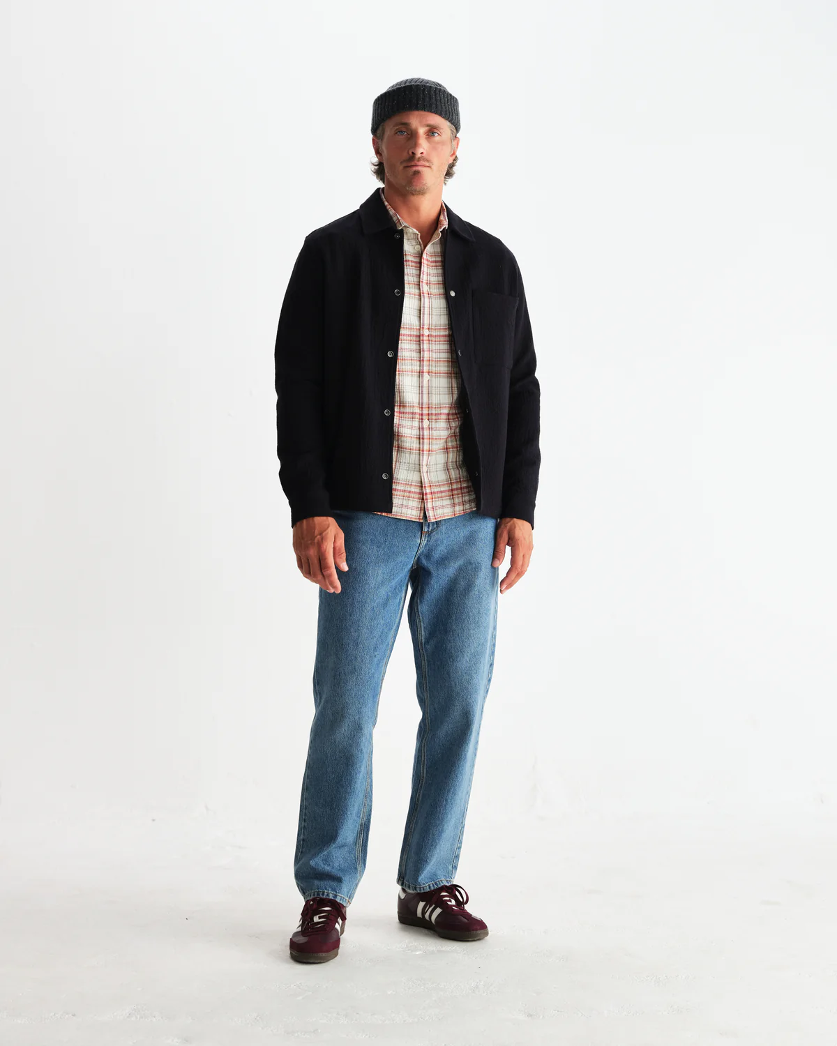 Romer Heavy Crinkle Black Overshirt