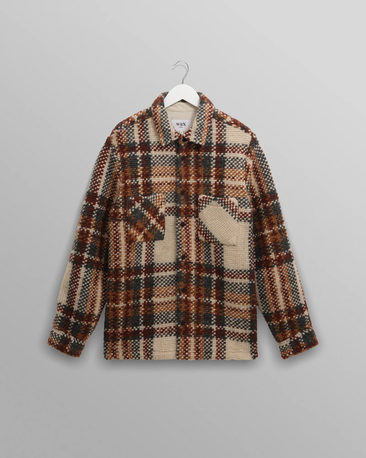 Whiting Overshirt Bobble Ecru Multicolor