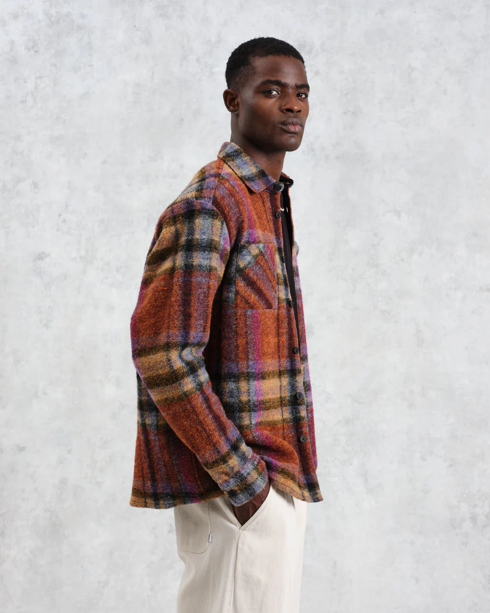 Whiting Wool Check Overshirt