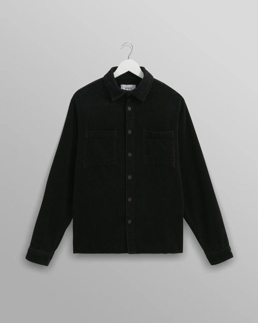 Whiting Navy Corduroy Overshirt