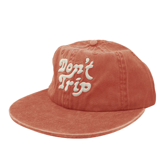 Don't Trip Washed Hat Terracotta