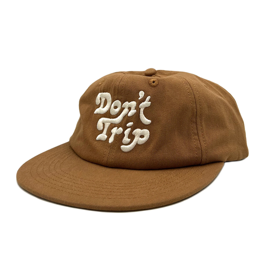 Don't Trip Washed Hat Caramel