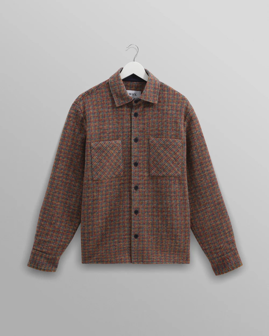 Whiting Wool Check Fleece Overshirt