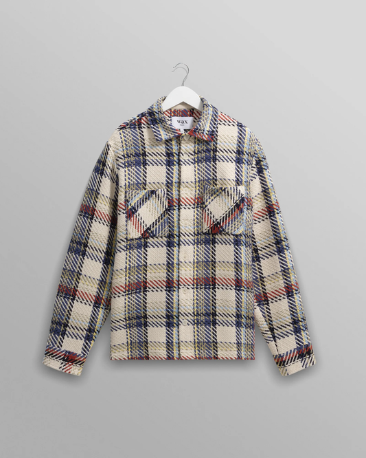 Whiting Overshirt Jazz Weave Ecru