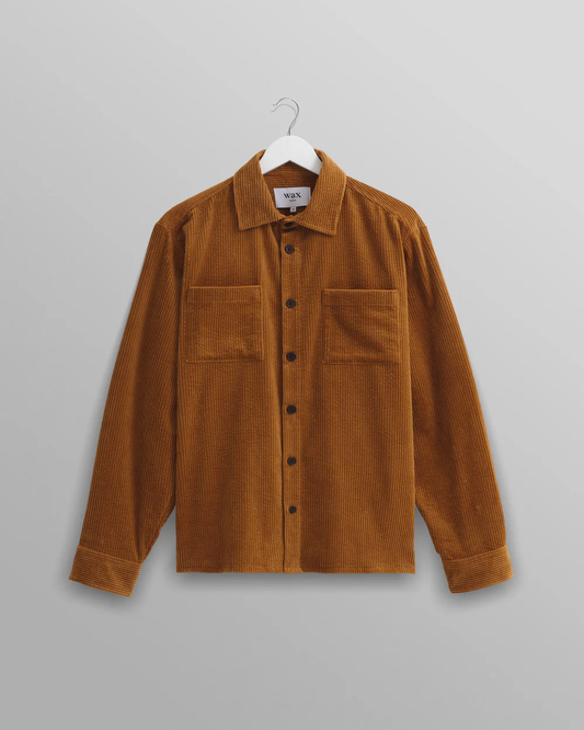 Whiting Ochre Corduroy Overshirt