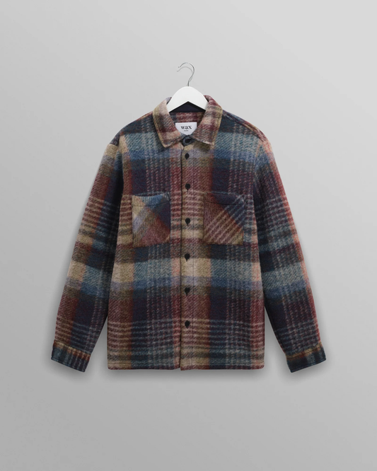 Whiting Overshirt Multicolor Wool Check