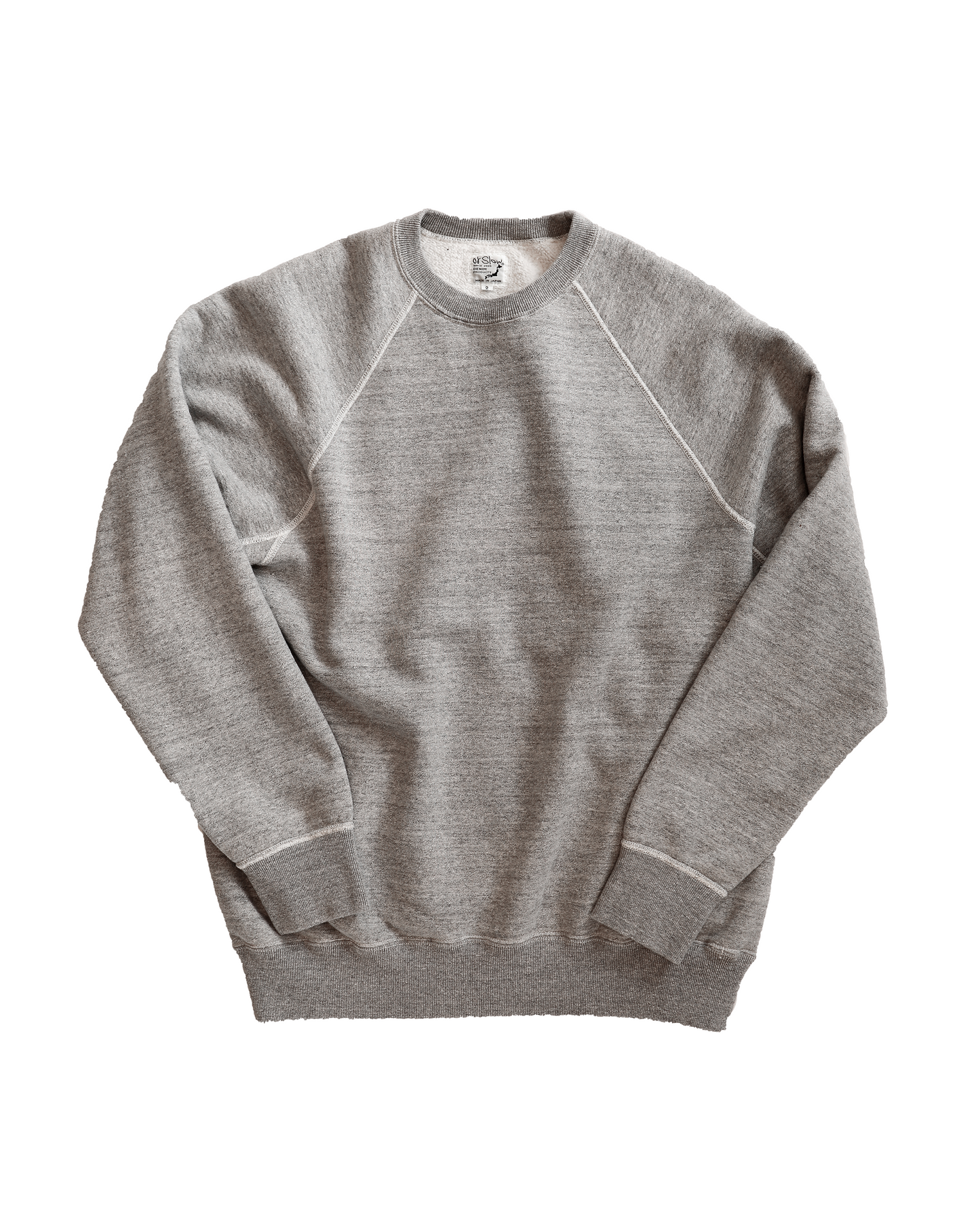 Crewneck Loopwheel Sweatshirt Heather Grey